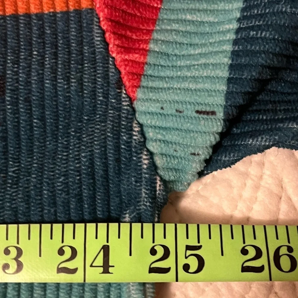 Savanna Jane Oversized Western Vibrant Colorful Knit Shacket, size Small - Picture 6 of 8